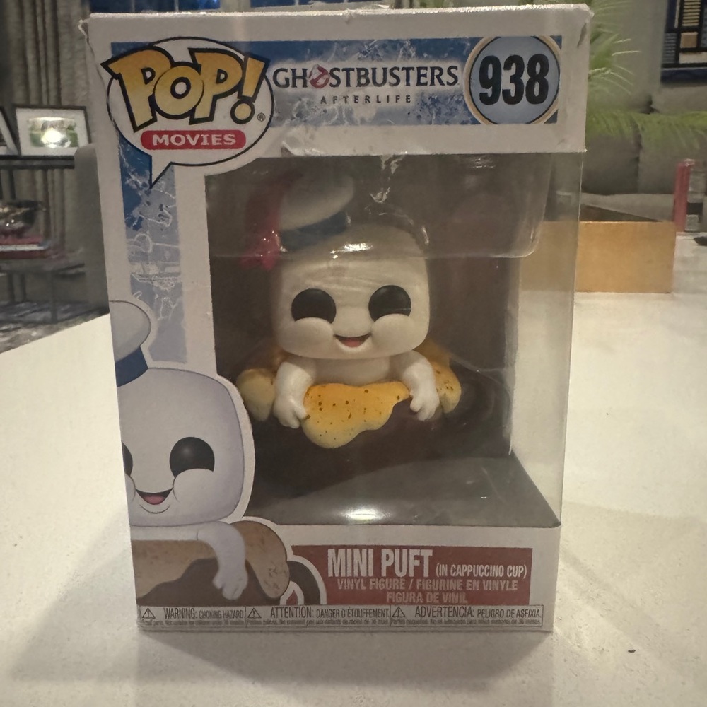 Funko Ghostbusters Mini Puft with Yellow Cappuccino Cup